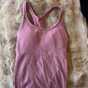 Lululemon Ebb to Street Tank in Moss Rose color Size 2